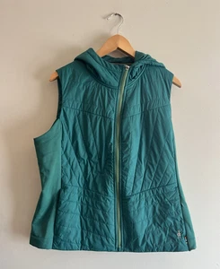 SMARTWOOL W's SMARTLOFT Hooded Vest Full Zip Front Teal Green Size XL - Bild 1 von 6
