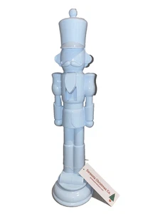 Sarasota Christmas light icy blue resin tall 21"nutcracker figure Decor new - Picture 1 of 5