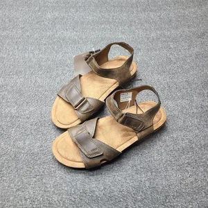 Sporto Damen-Sandalen Größe 8M braun sandfarben verstellbarer Riemen bequem flach 228070 - Bild 1 von 8