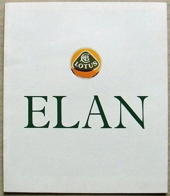 LOTUS ELAN Sports Car Sales Brochure June 1990 — 第 1/4 张图片