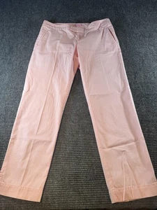 Lilly Pulitzer Damen 8 rosa 26" Schrittlänge Ana hoher Bund Hose knöchellang - Bild 1 von 11