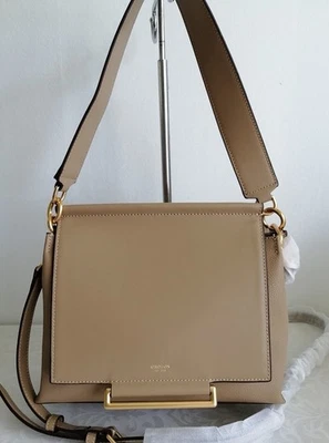 Brand New Oroton Elm Beige Cowhide Leather Medium Size Satchel Bag Shoulder Bag - Image 1 of 4