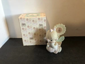 Precious Moments A Growing Love 1987 E-0008 Figurina Scatola Originale - Foto 1 di 7