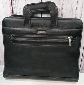 Franklin Covey Aktentasche mit 3 Ringen Mappe schwarz Kunstleder - Bild 1 von 7