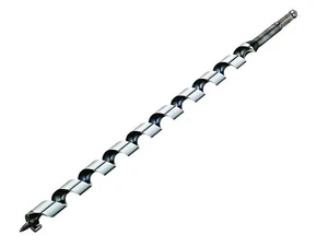 Ideal 35-979 ResiMaster 1-1/8" x 18" Ship Auger DRILL BIT w/SINGLE HELIX HEAD - Picture 1 of 1
