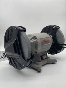 SMERIGLIATRICE DA BANCO COMBINATA DOPPIA MOLA 350W 2 DISCHI 200mm PROFESSIONALE - Imagen 1 de 3