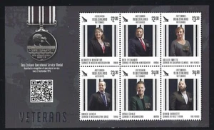 NEW ZEALAND 2024 OPERATIONAL SERVICE MEDAL MINIATURE SHEET UNMOUNTED MINT - Picture 1 of 1