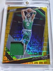 2023 Panini National VIP Jayson Tatum #30 GOLD 01/10 Holo Game Worn Jersey - Picture 1 of 5