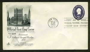U534a 3c WASHINGTON FDC NEW YORK, NY ART CRAFT CACHET - Picture 1 of 1