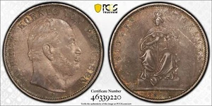 1871-A THALER PCGS AU50 PRUSSIA VICTORY KM500 About Uncirculated Toned Silver - Picture 1 of 3