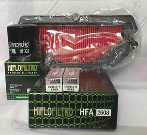 Service Kit For KAWASAKI ER6F / ER6N (2012 to 2016) Filters and NGK Spark Plugs - Picture 1 of 6