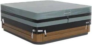 Square Hot Tub Cover Heavy Duty 600D Polyester Waterproof Spa Covers for Hot Tub - Picture 1 of 6