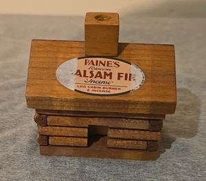 Blockhaus Räuchergefäß + 9 Balsamtannenstämme Paine's Weihnachtsbaum - Bild 1 von 6