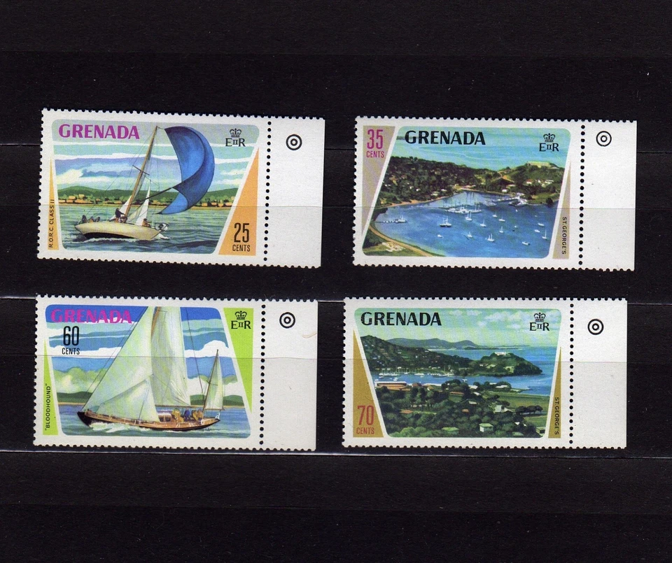 GRENADA #486-489 MNH YACHTING OFF GRENADA - Imagem 1 de 1