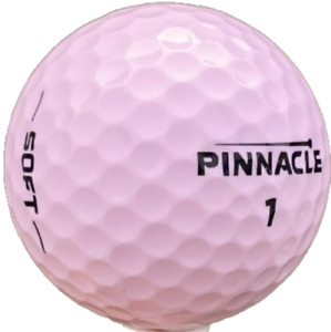 Pinnacle Soft Pink AAAA Near Mint 50 Used Golf Balls 4A