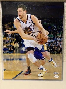 David Lee Signed Golden State Warriors 11X14 Photo Beckett & JSA - Picture 1 of 6