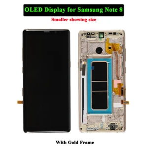 Kleines OLED Display LCD Touchscreen Baugruppe für Samsung Galaxy Note 8 N950 Gold - Bild 1 von 7