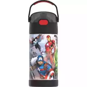 Thermos Funtainer Marvel Avengers Iron Man 12 oz Edelstahl Wasser Trinkflasche - Bild 1 von 8