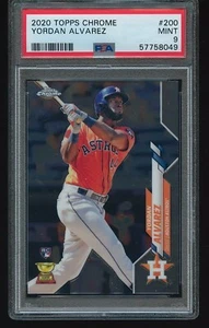 Yordan Alvarez 2020 Topps Chrome RC #200 PSA 9 MINT - Picture 1 of 2