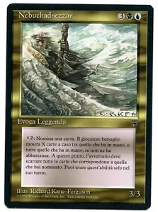 MTG NEBUCHADNEZZAR ITALIAN LEGENDS RARE MULTICOLOR CREATURE LP/NM BIBLE DIMIR - Picture 1 of 2