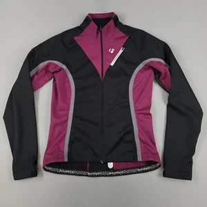 Bontrager Cycling Jacket Womens Medium Purple Windproof Softshell WSD 8580 - Picture 1 of 14