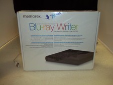 NEW, Memorex External Slim Blu-ray Writer 6x Portable Multi-Format USB 2.0