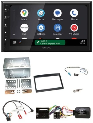 Kenwood DAB Bluetooth USB Lenkrad 2DIN Autoradio für Citroen Berlingo 2008-2018 - Bild 1 von 4