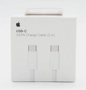 New Original OEM Apple USB-C 240W Charge Cable 2m Genuine for MacBook MU2G3AM/A - Picture 1 of 5