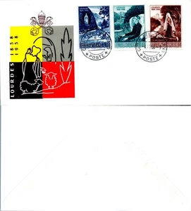 VATICAN FDC 1958 LOURDES    (A13/99) - Picture 1 of 1