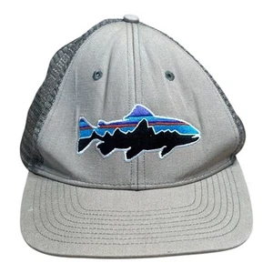 Patagonia Beige 1st Edition Fitz Roy Trout Trucker Hat - Picture 1 of 7
