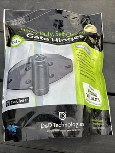 D&D Tru-Close resistente, cierre automático, bisagras de puerta - 2 bisagras dentro de la bolsa - Imagen 1 de 2