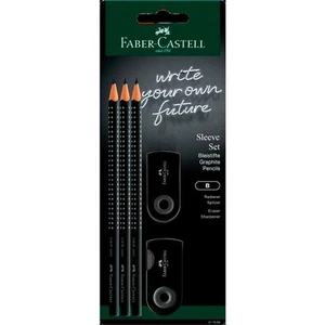 Set de Lápices Faber-Castell Negro Triangular B 5 Piezas - Imagen 1 de 1