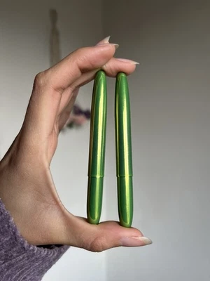 Pluma espacial Fisher Space verde cromo bala astronauta hecha en EE. UU. Foto 1 de 3