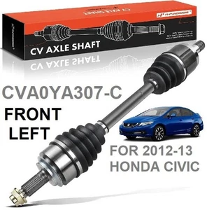 A-Premium Front Left CV Axle Shaft for 2012-2013 Honda Civic 1.8L Manual - Picture 1 of 3