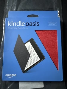 Amazon Kindle Oasis Fabric Cover Case (9th gen 10th gen) Red NEW in box - Photo 1/3