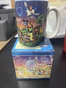 Walt Disney World Celebrate The Future Hand in Hand 2000 Kaffeebecher NEU im Karton - Bild 1 von 9