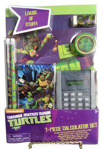 Teeage Mutant Ninja Turtles Neu 7 Stück Taschenrechner Set - Bild 1 von 5