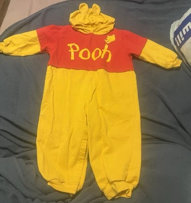 Mono Mameluco Disfraz Vintage Años 90 Disney Winnie The Pooh Niño Pequeño 4T Foto 1 de 3