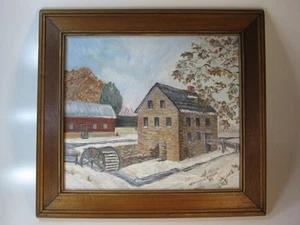 Strand Dorothy framed Oil Mill Penypack creek Phila. Pa - Picture 1 of 1