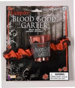 Vampire Bloody Good Garter w/Shot Glass - Picture 1 of 1