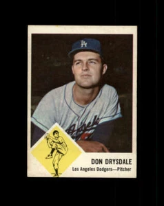 1963 Fleer Baseball #041 Don Drysdale STARX 5 EX  (LS800822) - Picture 1 of 2