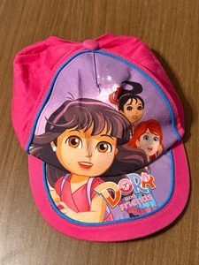 Lot 5- 2 Dora Hat Nickelodeon Explorer Cap, Figure Toy, PJ Shirt 4T Pink Kids Jr - Picture 1 of 18