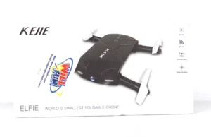 Kejie ELFIE Foldable Mini RC Selfie Drone Never Used Pocket Sized RC Drone - Picture 1 of 8