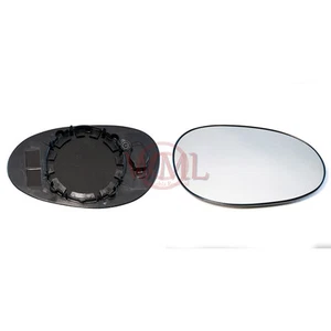 SMART ROADSTER 2003->2006 TÜR/FLÜGELSPIEGEL GLAS SILBER, NICHT BEHEIZT & BASIS, RECHTS - Bild 1 von 4