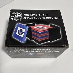 NHL Canadian Teams Coaster Set Leafs Canadians Flames Oilers Sens Canucks - Bild 1 von 6