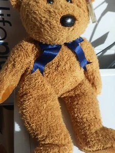 Ty Beanie Buddy - Fuzz - The Teddy Bear 14" Super Soft Plush Fabric - Picture 1 of 7
