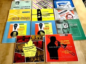 Big Band Jazz 10" LPs: Artie Shaw/Glen Miller/Dorsey/Herman/Goodman/Condon/May - Picture 1 of 7