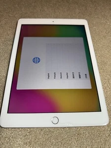 Apple ipad 6th gen 32gb Silver, Black Hard Case With Strap handle bundle -crack - Picture 1 of 12