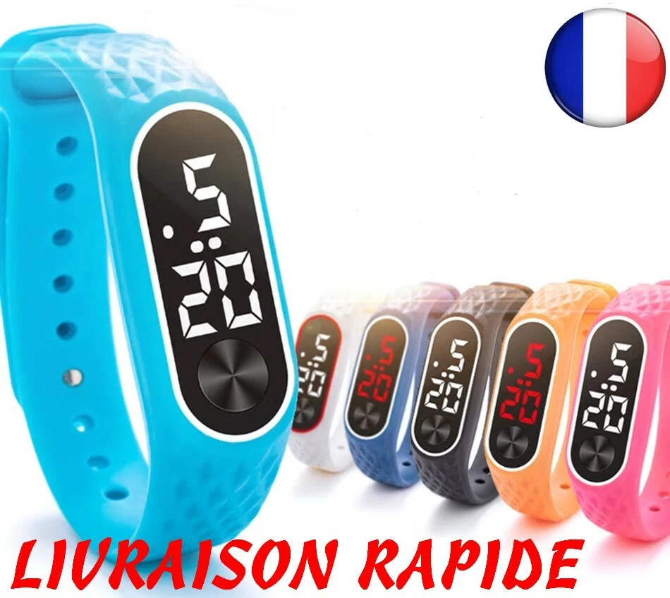 Bracelet Montre Enfants Filles Garçons Sport Electronique LED numérique Bijoux - Photo 1/1