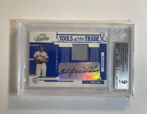 2005 Playoff Absolute TOTT Billy Williams Jersey Auto /97 Cubs HOF BGS 9 10 Auto